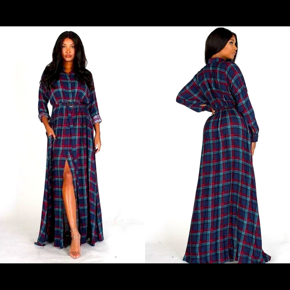Plaid Dress